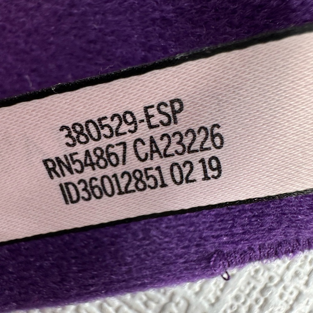 NWOT Victoria’s Secret T shirt lightly lined wireless bra purple size 34D - Picture 5 of 8